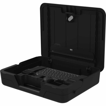 Breyta™ 2 v 1 Kufřík / podložka pod notebook - černá