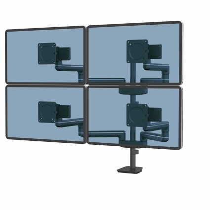 Držák na 4 monitory TALLO Modular™ 4FFS (černý)
