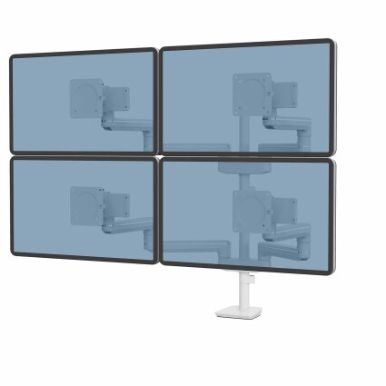 Držák na 4 monitory TALLO Modular™ 4FFS (bílý)