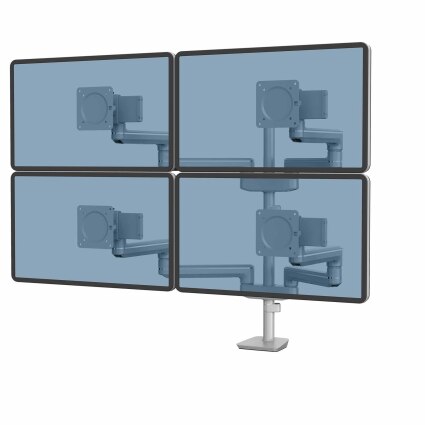 Držák na 4 monitory TALLO Modular™ 4FFS (stříbrný)