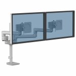 Držák na 2 monitory TALLO Modular™ 2FFS (stříbrný)