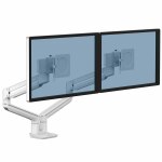 Držák na 2 monitory TALLO™ (bílý)