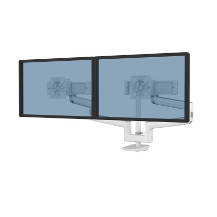 Držák na 2 monitory RisingEX™ 2FFS (bílý) 