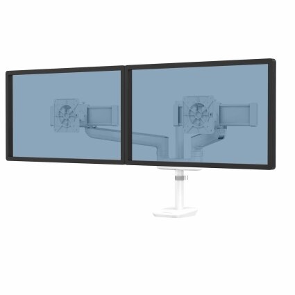 Držák na 2 monitory RisingEX™ 2FS (bílý) 