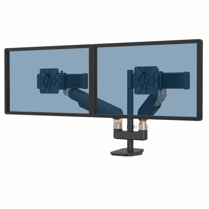 Držák na 2 monitory RisingEX™ 2MS (černý) 